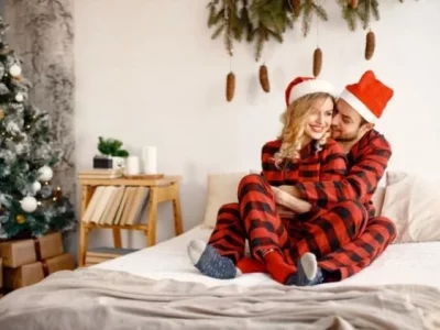 чоловіча піжама бавовна фліс тепла