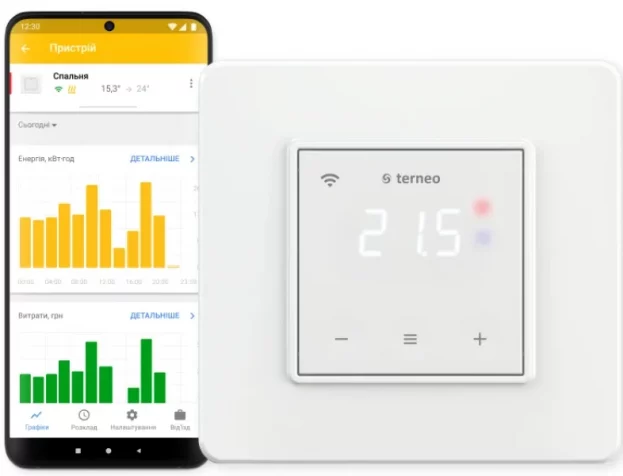 терморегулятор для теплої підлоги