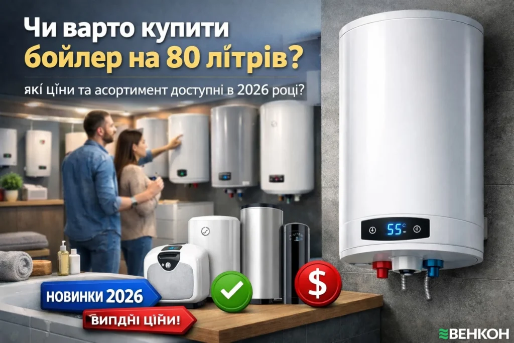 бойлер на 80 літрів