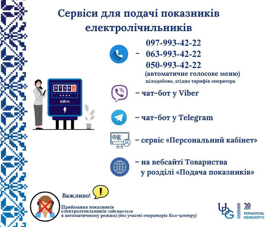 Енергетики звертають увагу тернополян на важливі дати