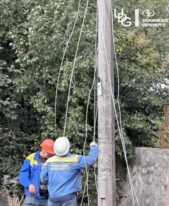 Енергетики Запоріжжяобленерго ремонтують електромережу